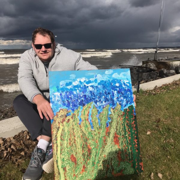 Jamie-Burke-Painting-at-the-Lake