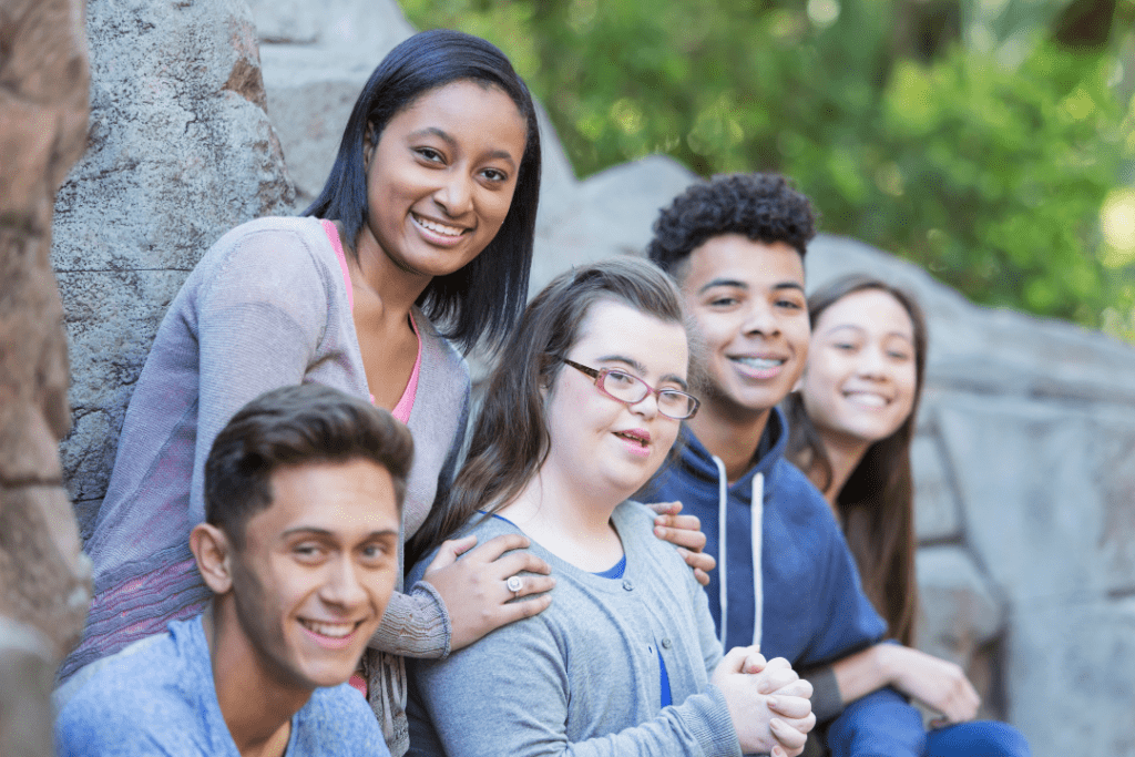 A group of young people with IDD