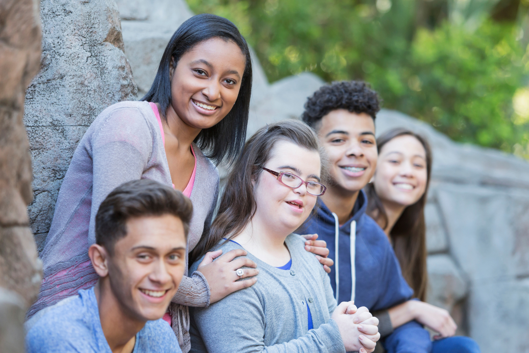 A group of young people with IDD